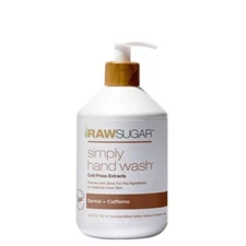 Raw Sugar Simply Hand Soap, Santal + Caffeine, 16.9 fl oz