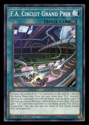 Yugioh F.A. Circuit Grand Prix #COTD-EN088 Code of the Duelist LP