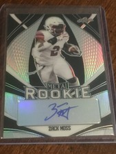 ZACK MOSS 2020 Leaf Metal Rookies Autograph #9/10 BUFFALO BILLS RB UTAH 