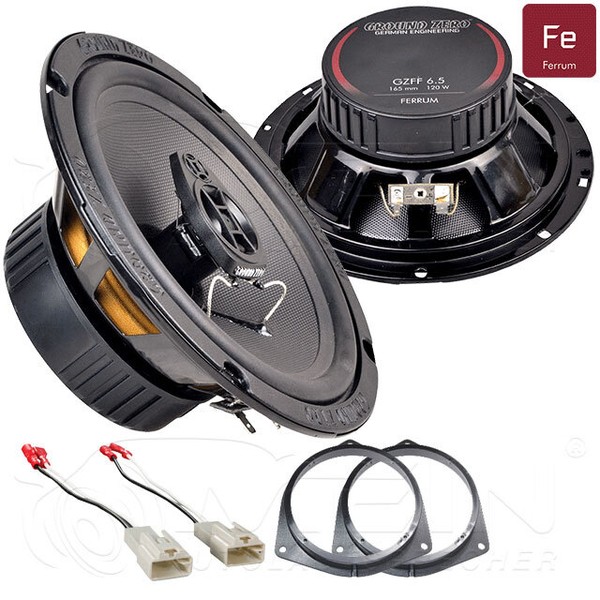 Ground Zero Lautsprecher FüR Toyota Yaris Ii 2005-2011 Front TüR Vorn 120W #BZ54-image
