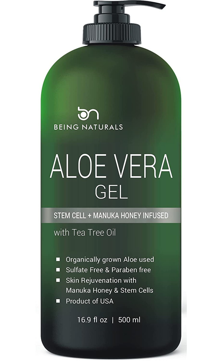 Aloe Vera Gel Pure Organic Aloe with Manuka Honey Stem Cell Tea Tree Oil  16.9 oz | eBay