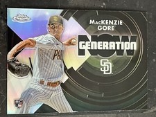 Mackenzie Gore 2022 Topps Chrome Update GNC-11 Generation Now Insert Padres RC