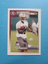 RASHEED MARSHALL 2005 TOPPS TOTAL RC ROOKIE FOOTBALL CARD # 526 G5168. rookie card picture