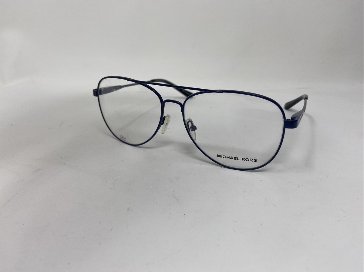 Michael Kors MK3019 1214 Eyeglasses Frame Navy Havana Aviator Pilot 56-14 135 Amazon.com: Michael Kors MK3019-1116 Eyeglasses Frame  main image 3