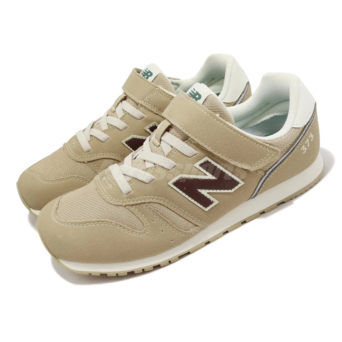 New Balance 373 V2 Wide NB Brown Khaki Junior Kids Women Casual
