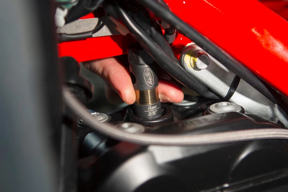 Motion Pro 14mm 9/16" Spark Plug Socket Tool Ultra Slim Skeleton Profile - Image 3 of 3