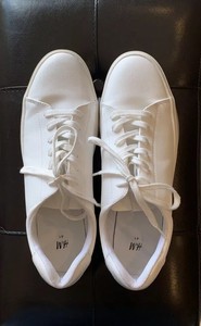 h and m white sneakers
