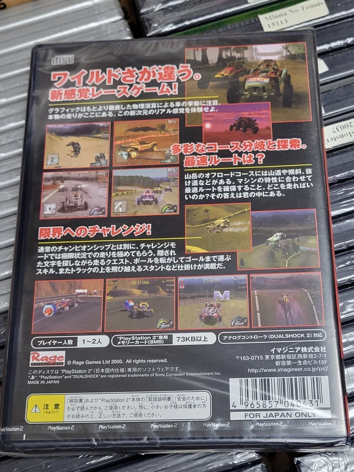 Wild Wild Racing (2000) Brand New Factory Sealed Japan Playstation 2 PS2 Import - Image 4 of 4