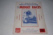 Midget Auto Racing Program, California Ascot Stadium, Feb 1959