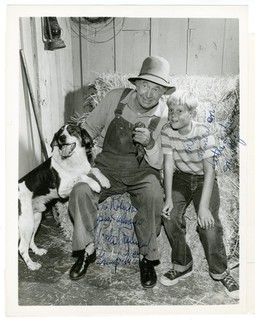 Walter Brennan Michael Winkelman Real McCoys Signed Vintage Original Photograph