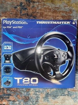 PlayStation PS3 PS4 Thrustmaster T80 (4169071) Racing Wheel - New/Open Box