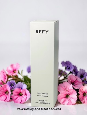REFY Face Setting Hydrating & Plumping Setting Spray 1.69 fl oz/50 ml NIB Sealed
