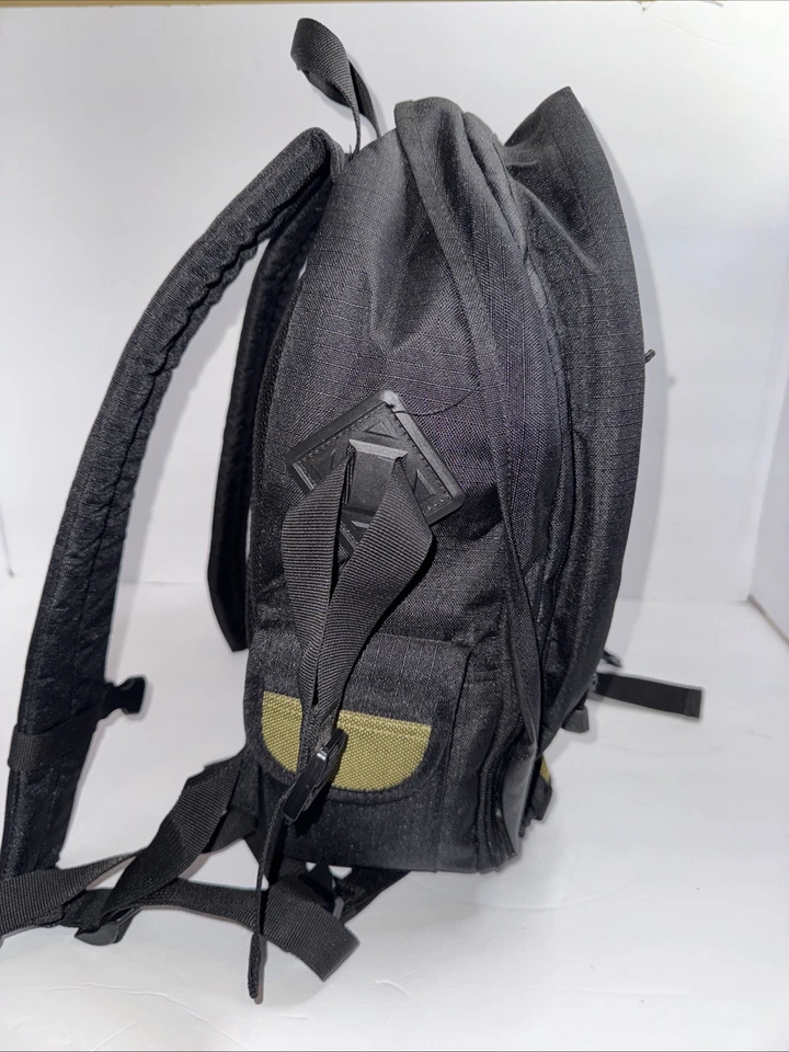 "Bolsa para cámara Canon negra verde, compartimentos, 10" x 6,5" x 15""" Foto 3 de 4