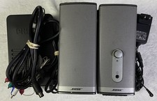 Bose Companion 2 Series II Multimedia Speaker System Philips Amp  All Cords Lot