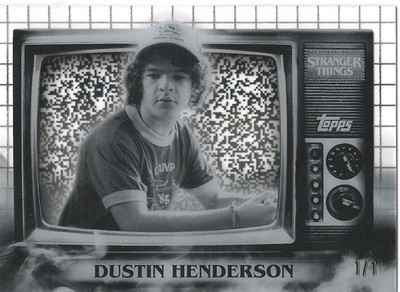 Dustin 2025 Topps High Tek Stranger Things Static Age 1/1 RARE!  Make offer