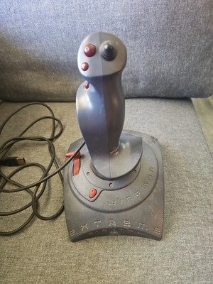Logitech Wingman Extreme Digital Joystick With Serial To USB Adapter