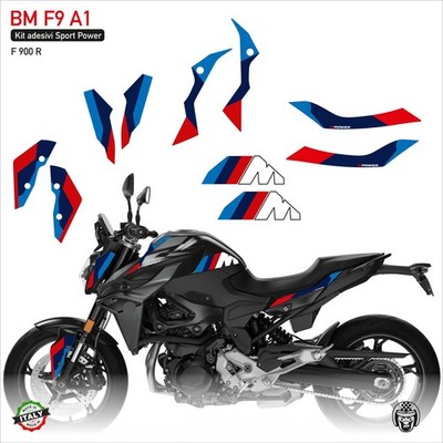 Komplette Grafiken BMW F 900 R 2025 Sport Power BM F9 A1