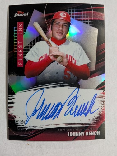 2026 Topps Finest Johnny Bench Base (RAW)