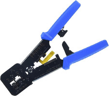 EZ RJ45 Professional Crimper Tool Pass through Cat5 Cat5E Cat6 Crimping Tool for
