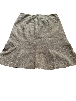 Jones Wear Tweed Brown Skirt Womens Size 10