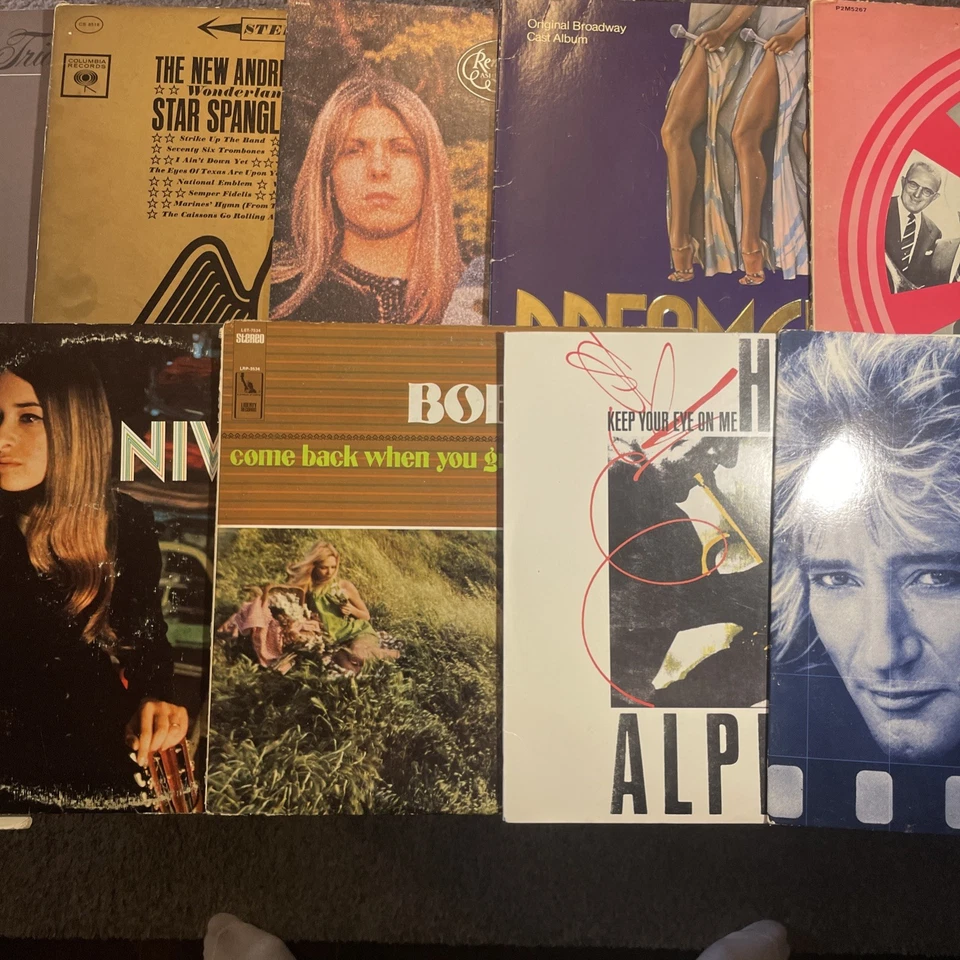 Lot of 10 Vinyl LPs – Gospel, Pop, Folk, 70s–80s Mix –King, Stewart, Alphaville - Image 4 of 4