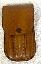 Vintage Solingen Germany Travel Pocket Manicure Set Leather Sheath Holder
