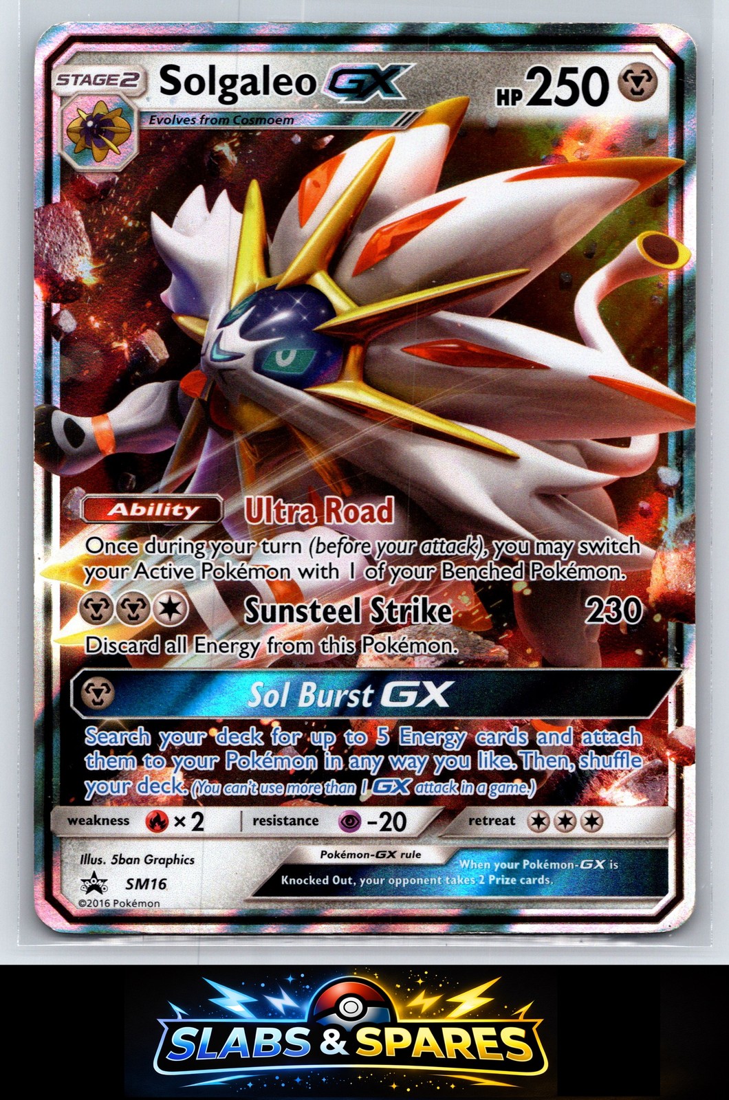 Solgaleo GX SM Promos #SM16 Promo,Holo