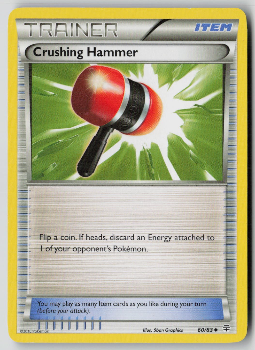 Crushing Hammer 60/83 Uncommon Generations Pokemon LP