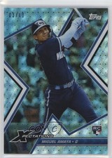 2023 Topps Xpectations Cyber Cyan Foil 3/10 Miguel Amaya #33 00em