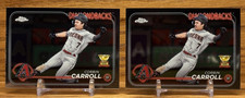 CORBIN CARROLL Rookie Cup LOT | 2024 Topps Chrome Arizona DIAMONDBACKS #267