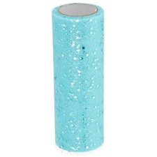 Tulle Fabric Rolls 6" by 10 Yards Fabric Spool Tulle for DIY, Teal Blue