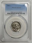 1927 5c Buffalo Nickel PCGS MS64  Lightly Toned BU