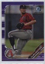2019 Bowman Chrome Prospects Purple Refractor 6/250 Jon Duplantier #BCP-67 05n7