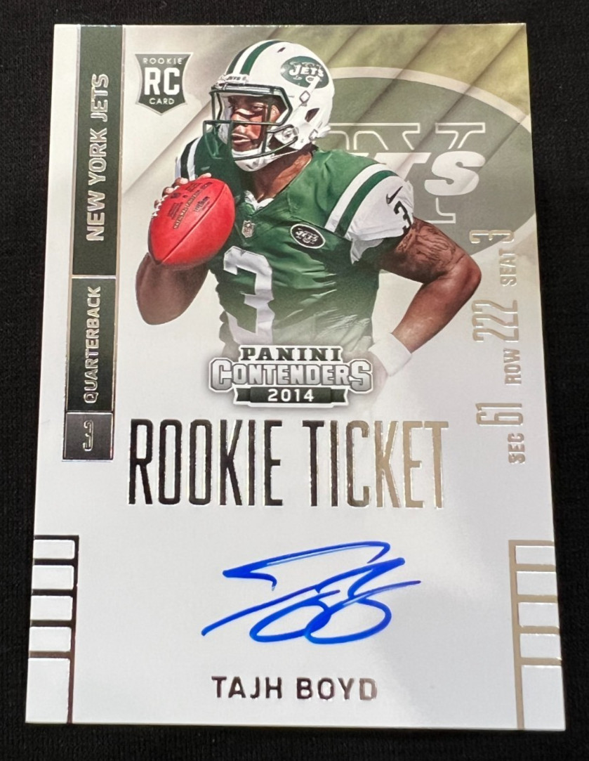 Tajh Boyd Panini Contenders #229 Autograph