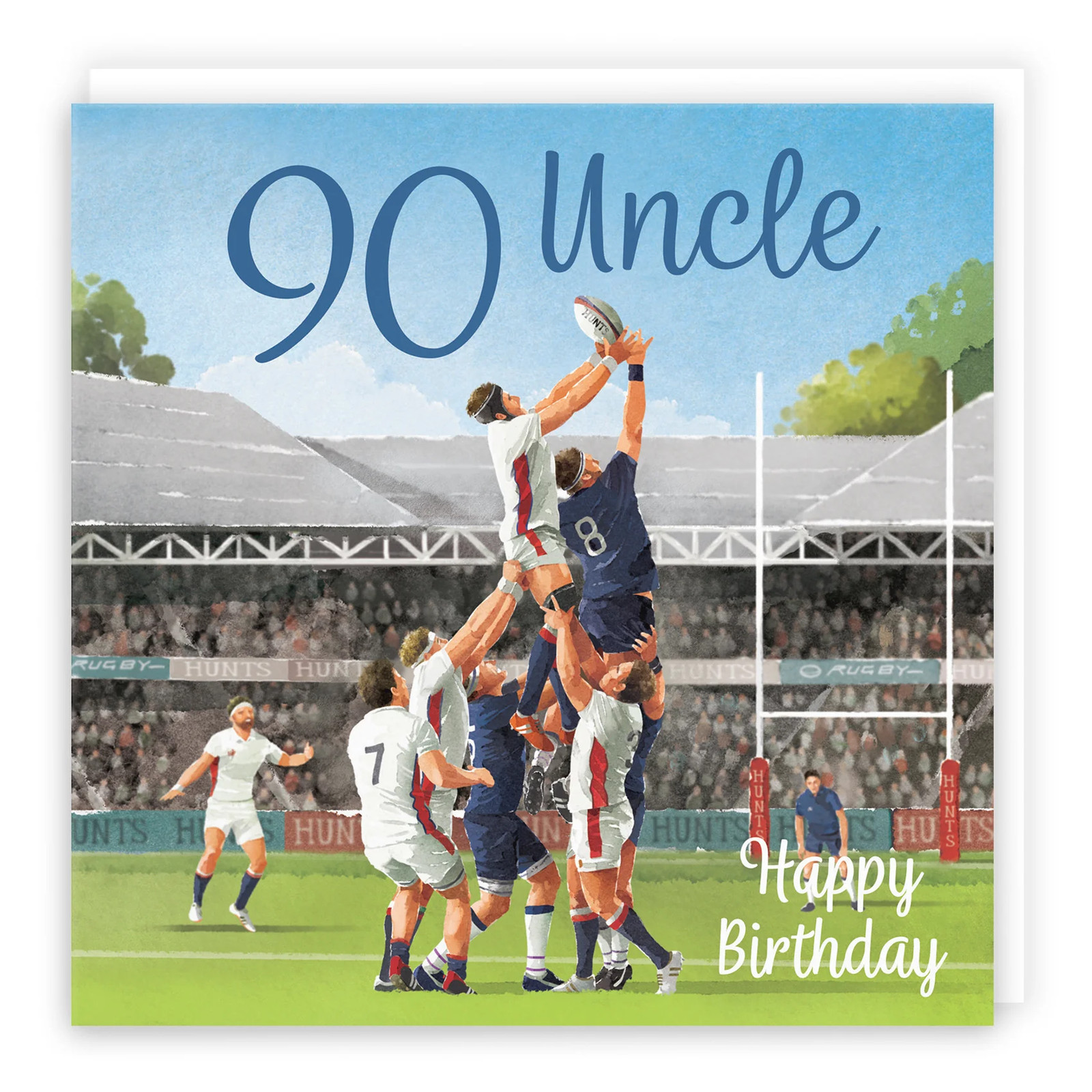 90th Uncle Rugby Birthday Card Milo's Gallery