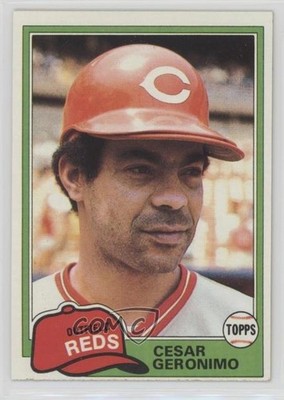 1981 Topps Cesar Geronimo #390 0ka4