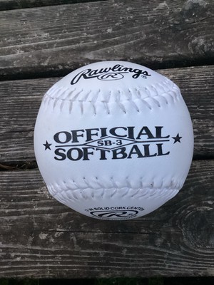 Rawlings Official Softball Never Used SB3