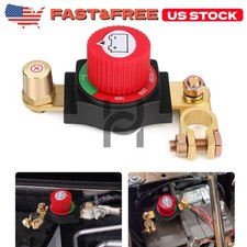 Battery Disconnect Top Post Kill Switch 12V-48V Heavy Duty Shut Off For Car RV