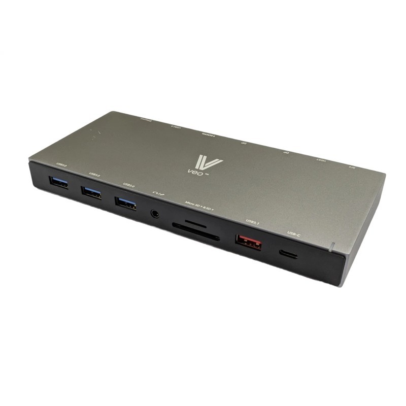 VEO X900 USB-C 3.1 Docking Station with 100W Power Delivery PSU