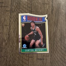 Topps Chrome Carter Bryant Rookie #RY-14 San Antonio Spurs 2025