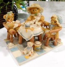 2000 Cherished Teddies "Mimi, Darcie And Misty" Time For Good Cup Of Tea 786578