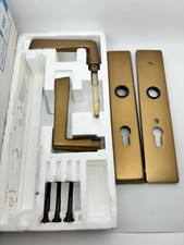 ABUS Haustür Schutz Beschlag KLT510 F4 Bronze Klinke / Klinke  72mm Langschild