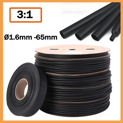 Marine Grade Heat Shrink Tube Dual Wall Heat Shrink Tubing Glue Inside Fast Wrap - image 1 of 4