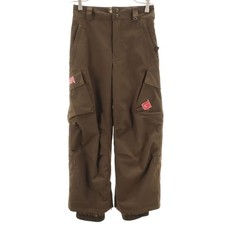 BURTON snow board cargo pants S Brown Snowwear Kid's
