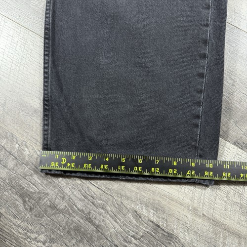 Mikuta The Black Loose Button Fly Black Jeans 100% Cotton Wide Leg $250 MSRP - Picture 9 of 13