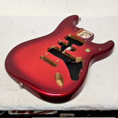 2026 Fender Limited Edition Player Series II Strat Body - Candy Red Burst Guitar