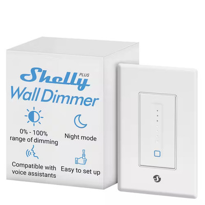 Plus Wall Dimmer, Wifi and Bluetooth Smart Wall Dimmer Relay, Home Automation, C