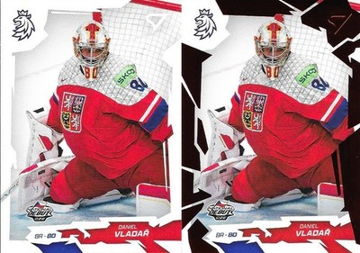 Dan Vladar, 2 different czech cards, Philadelphia Flyers