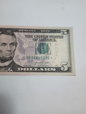⭐2021 $5 B NEW YORK BEP REPLACEMENT ⭐STAR NOTE CRISP UNC COND (QB060445236*)⭐