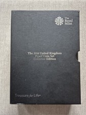 2016 Royal Mint UK 16-coin Collectors Edition Proof Set In Case With Coa.